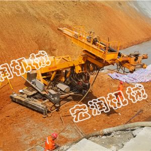 宏潤高邊坡支護錨桿鉆機南昌施工中