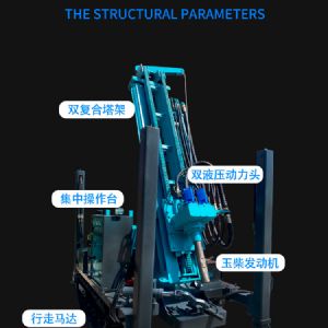 水井鉆機 液壓動力 輕松鉆井